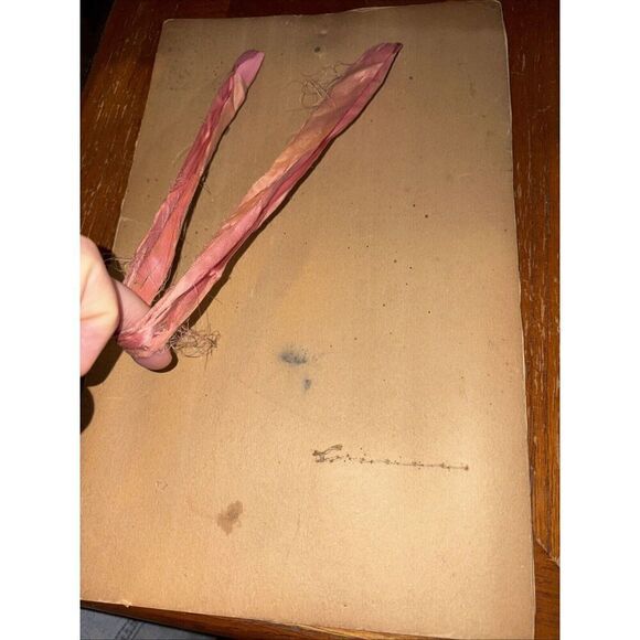 Antique 1904 Calendar with Print with Colonial Debutante Kissing Suitor - Picture 5 of 6